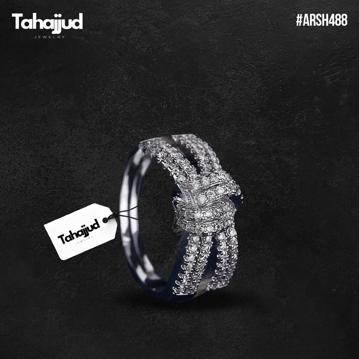 ARSH488  Knot Layer Adjustable Ring