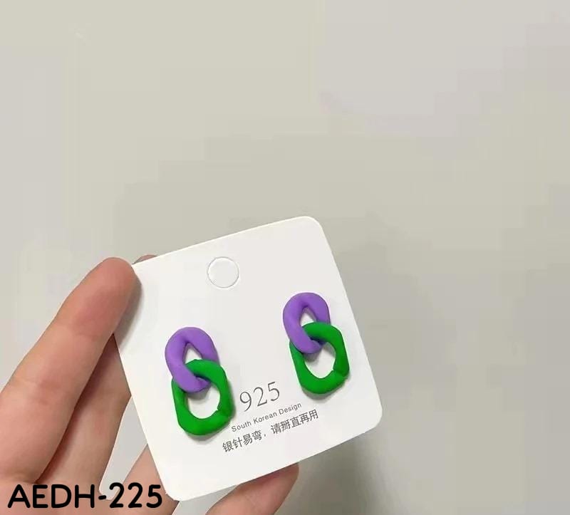 AEDH225  Mate Chain Drop Earrings Pair