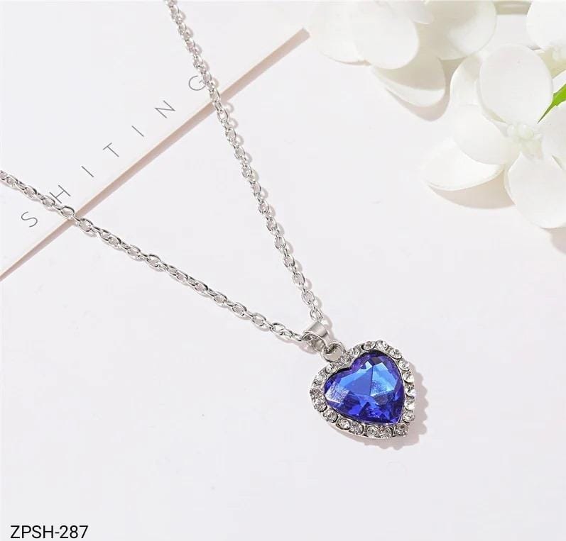ZPSH287  Heart Pendant Necklace